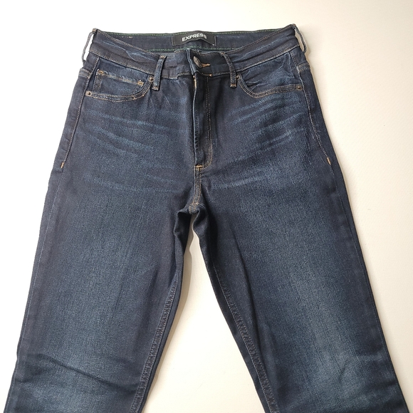 Express High Rise Jean Leggings Size 6R - Picture 2 of 9